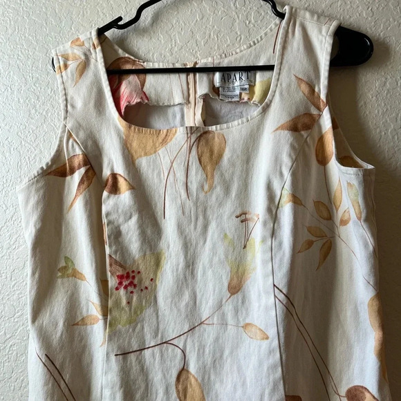 Floral Dress Job Career Y2K Vintage lily secretary fit shower minimalist classic - Picture 5 of 12